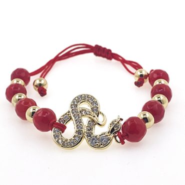 Bracelet De Luxe – Red Precious Stones