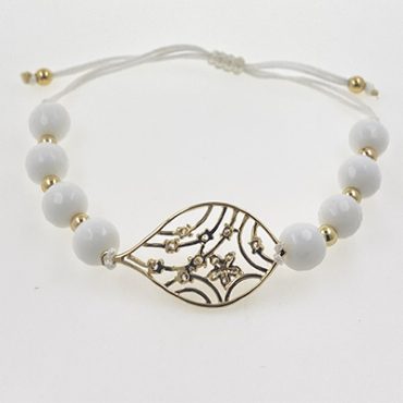 Bracelet De Luxe - White Precious Stones